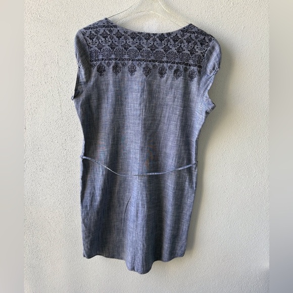 Ariat Katie Chambray Dress Size M Tie Belt
Western Cowboy Denim Embroidered - Picture 2 of 15